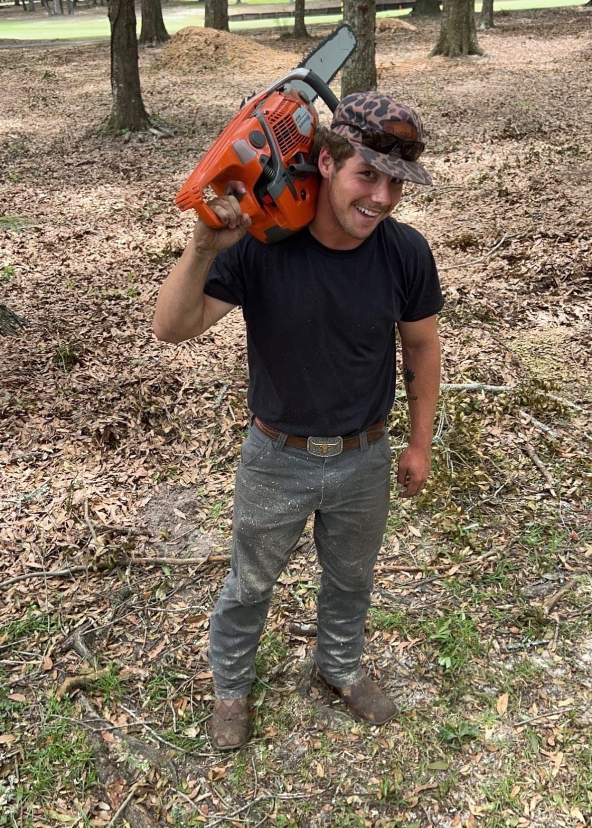 Luke Cuthbert, owner of Cuthbert Siteworks